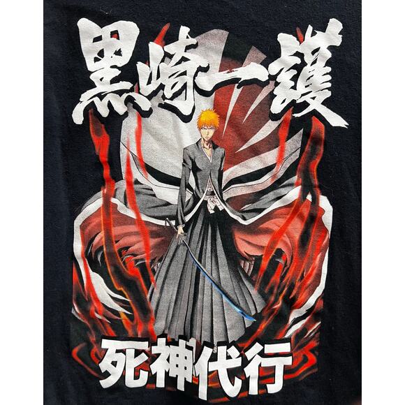 Vhtf 00’s Bleach Ichigo Kurosaki Shinigami Acting Hallow T-shirt Men Sz M VTG J - Picture 3 of 4